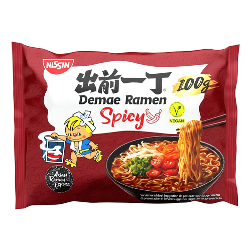 Nissin Demae Ramen Spicy Noodles